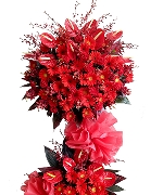 Hoa tươi màu đỏ 7229