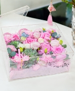 Hoa tươi màu hồng 10908