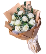 Hoa tươi màu trắng 10258