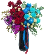 Hoa tươi màu xanh 13307